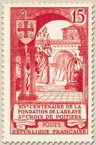 XIVe CENTENAIRE DE LA FONDATION DE L’ABBAYE STE CROIX DE POITIERS