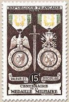 VALEUR ET DISCIPLINE CENTENAIRE DE LA MÉDAILLE MILITAIRE 1852-1952