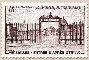 VERSAILLES - ENTRÉE D'APRÈS UTRILLO