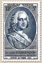 LE COMTE D'ARGENSON SURINTENDANT GENERAL DES POSTES 1743-1757 JOURNÉE 