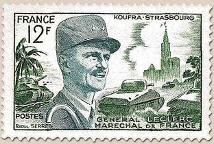 KOUFRA-STRASBOURG GENERAL LECLERC MARECHAL DE FRANCE
