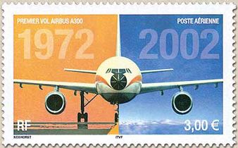 1972-2002 PREMIER VOL DE L'AIRBUS A300