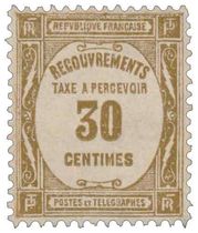 RECOUVREMENTS TAXE A PERCEVOIR
