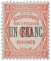 RECOUVREMENTS TAXE A PERCEVOIR