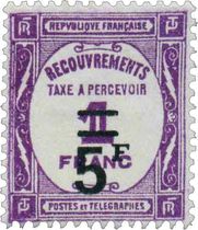 RECOUVREMENTS TAXE A PERCEVOIR
