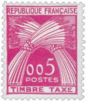 TIMBRE TAXE - type gerbes de blé