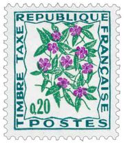 TIMBRE TAXE PERVENCHE