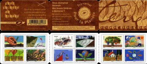 Le timbre fête la terre