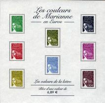 Les couleurs de Marianne en Euros