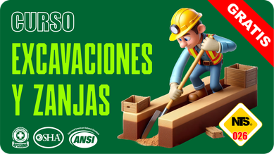 CURSO EXCAVACIONES Y ZANJAS