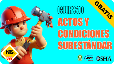 CURSO ACTOS Y CONDICIONES SUB ESTÁNDAR