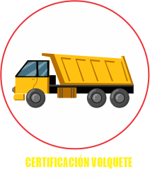 Curso operador de volquete