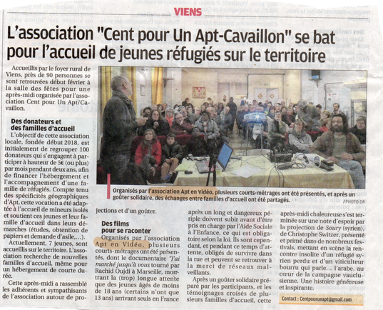 100 pour 1 la provence  18 février