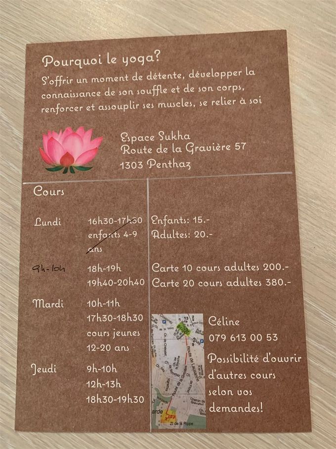 Cours Yoga