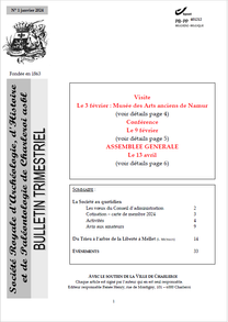 Bulletin trimestriel 2024/n°1 (Janvier 2024)