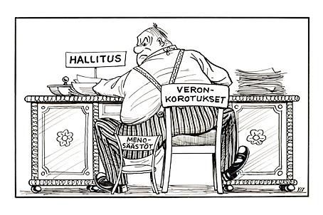 Veronkorotukset Veronmaksajalehdessä 1976