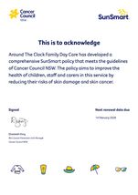 Certificate - SunSmart