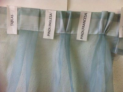 Modelos de frunce de cortinas