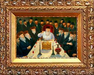 Живописная композиция- «О насущном» холст,масло.
