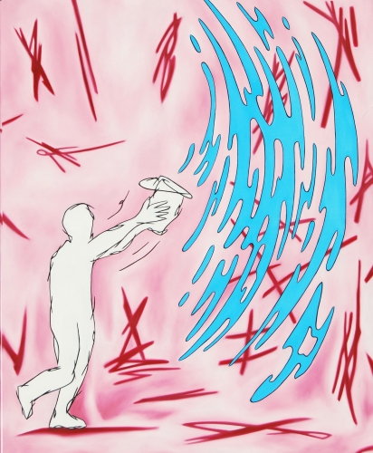 Blau 125 x 100 cm 2011