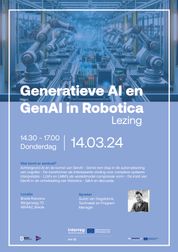 14/03/'24 - Art-IE talk Generatieve AI & GenAI in Robotica