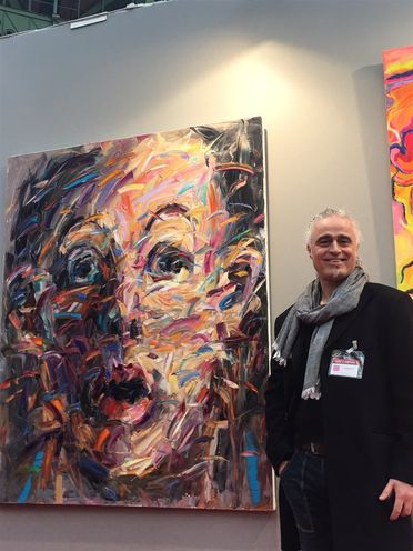 Kazem expo Art Capital  Paris Grand Palais - Salon Comparaisons- Groupe Expressionnisme