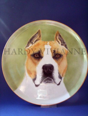 Chien : Assiette 33cm de diamètre
©  Vivianne Hardy