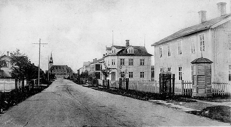 Arvidsjaur Storgatan före 1909