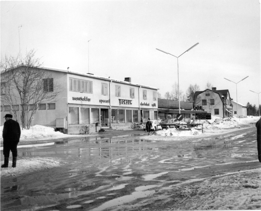 Gamla och nya Konsum Arvidsjaur 1966