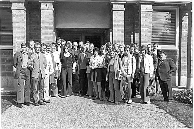 Kommunalhusets personal Arvidsjaur 1970