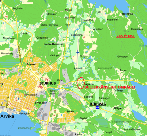 Vänligen undvik bullerkänsligt område!