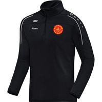 Svart Tröja halvzip