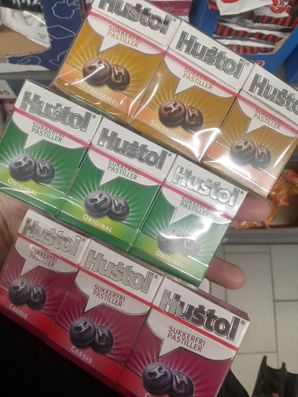Hustol pastiller indeholder Aspartam