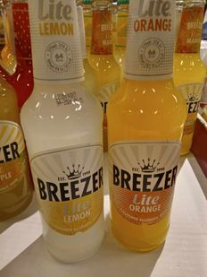 Breezers lite indeholder Aspartam