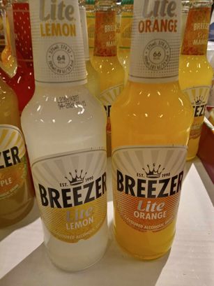 Breezers lite indeholder Aspartam