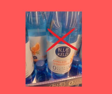 Bluekeld appelsin-havtorn sukkerfri med Aspartam