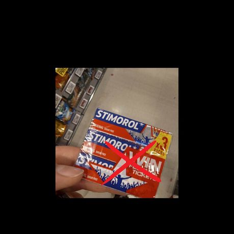 Stimorol original tyggegummi indeholder Aspartam