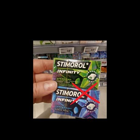Nyopdagede stimorol tyggegummi med Aspartam