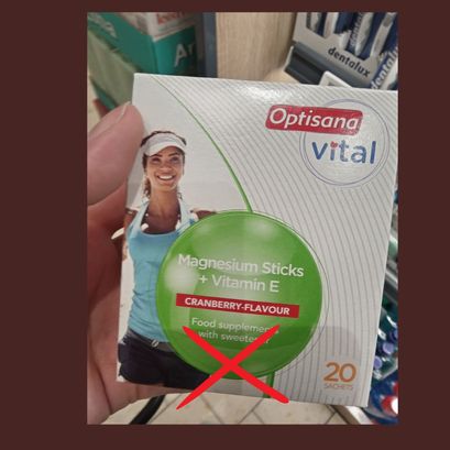Optisana magnesium kosttilskud indeholder Aspartam