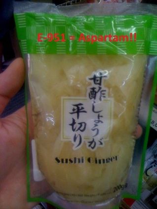 Sushi ginger