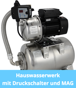 Hauswasserwerk mit einem Druckschalter und MAG