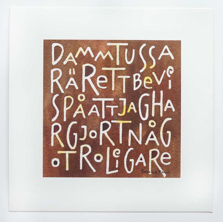 Postcard "Dammtussar..."