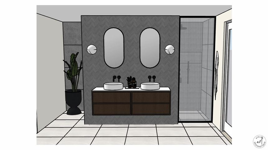 3D tegning hovedbad