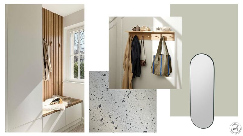 Moodboard, innredning av entre