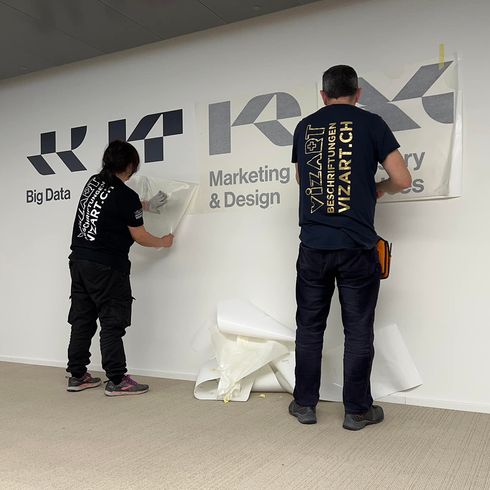 Custom Wall Graphics Wall Art Wall Sign Writting Zürich Zug Lucerne (3