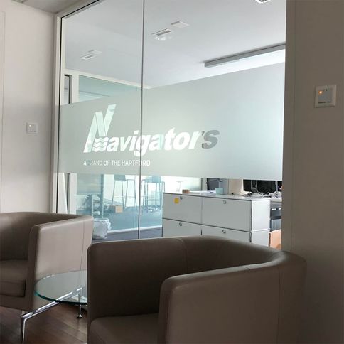 Frosted Etched Vinyl Privacy Film Office Film Zug Zurich Luzern Switze