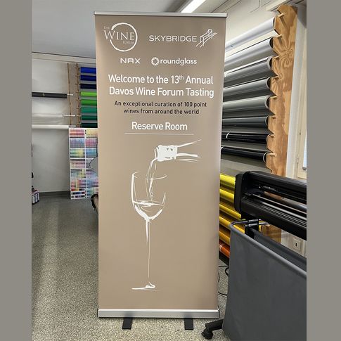 Roll Up Banner Pull Up Banners RollUp Retractable Banners Zug Zurich (
