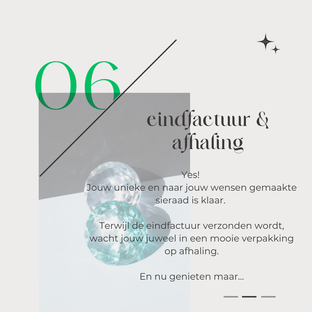 Eindfactuur & afhaling