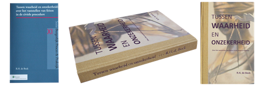 hardcover versie van proefschrift, naar eigen ontwerp