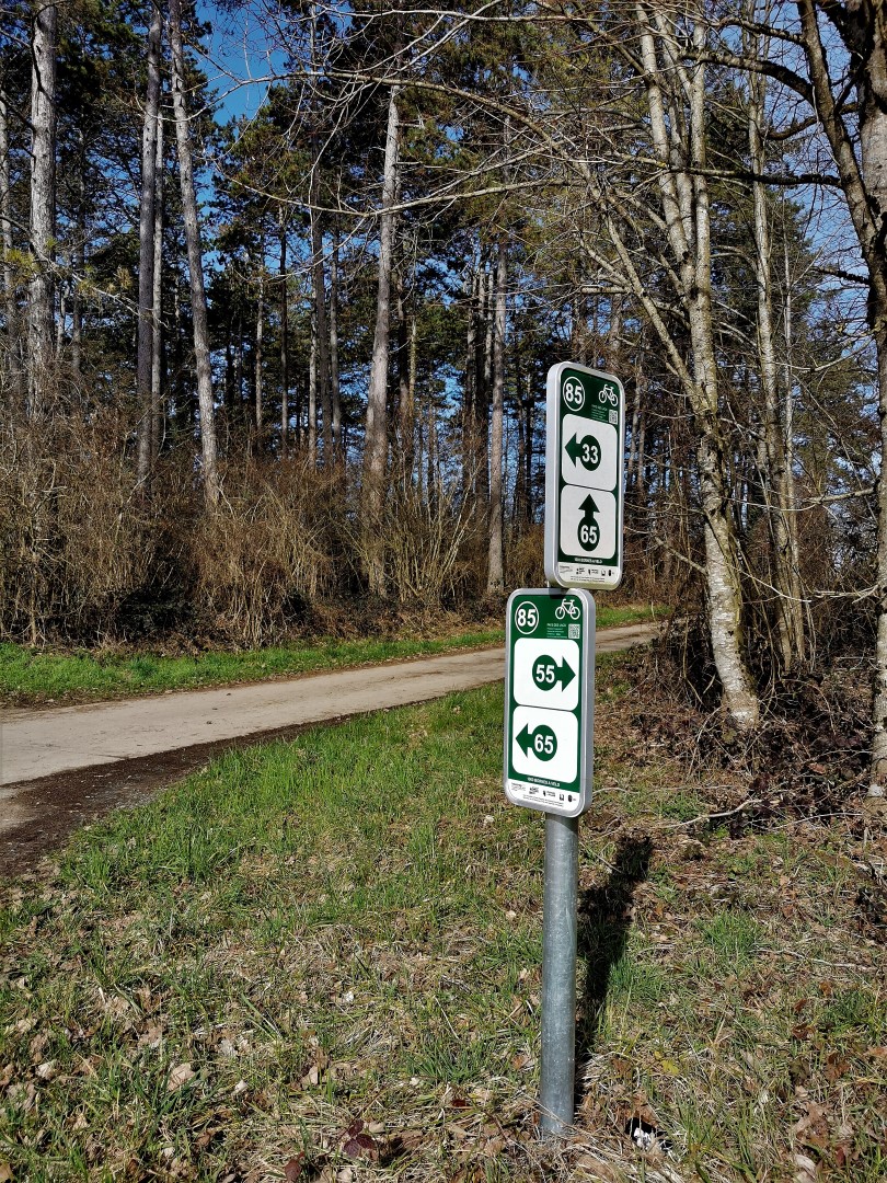 1000 Bornes à vélo - Le point-noeud 85 est à 2 km du gîte